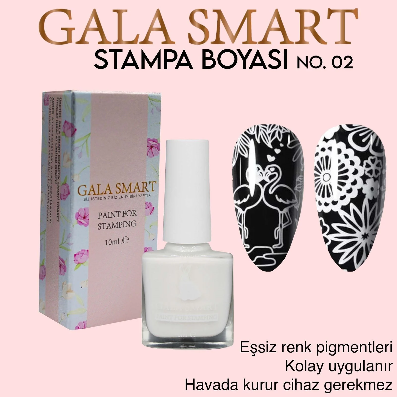 GALA SMART STAMPİNG BEYAZ