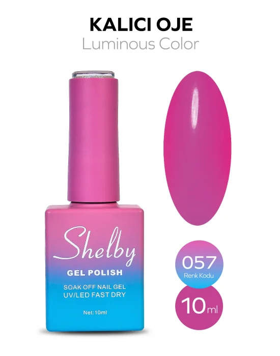 SHELBY 10 ML. 057 LUMINOUS PARLAK KALICI OJE