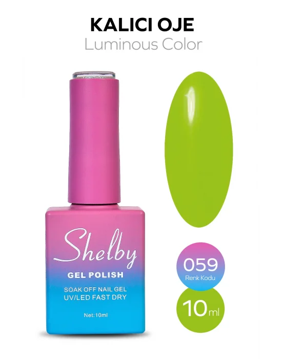SHELBY 10 ML. 059 LUMINOUS PARLAK KALICI OJE