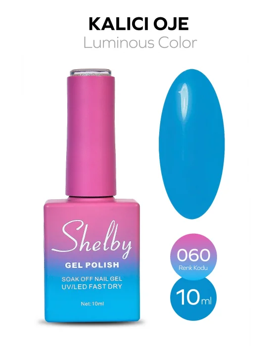 SHELBY 10 ML. 060 LUMINOUS PARLAK KALICI OJE