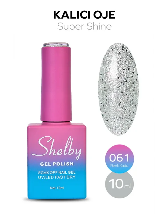 SHELBY 10 ML. 061 SÜPER IŞILTILI KALICI OJE