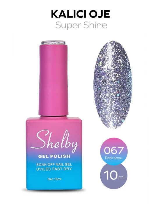 SHELBY 10 ML. 067 SÜPER IŞILTILI KALICI OJE