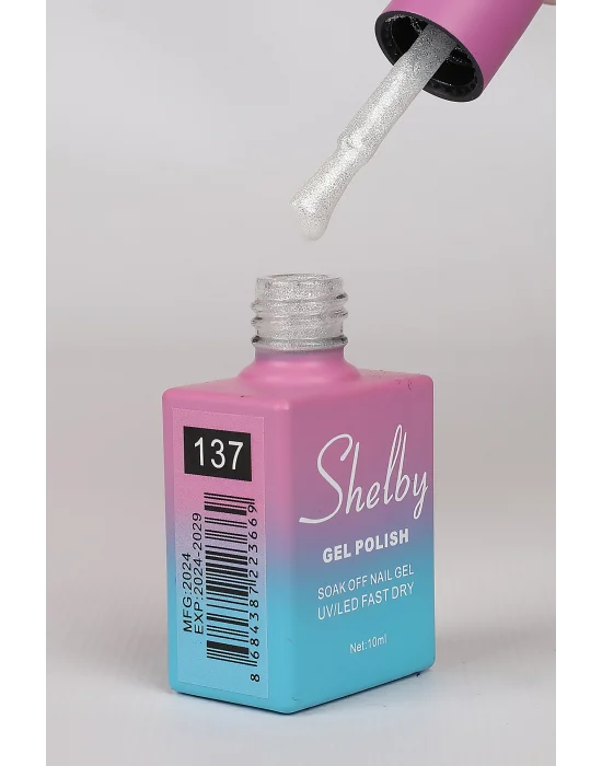 SHELBY 10 ML. 137 İNCİ TOZU KROM KALICI OJE
