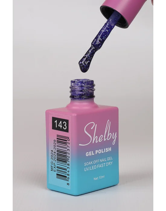 SHELBY 10 ML. 143 RENKLİ IŞILTILI KALICI OJE