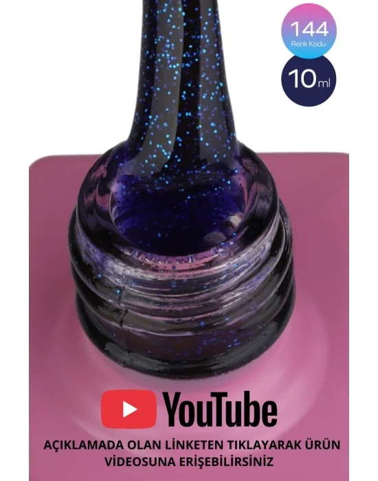 SHELBY 10 ML. 144 RENKLİ IŞILTILI KALICI OJE