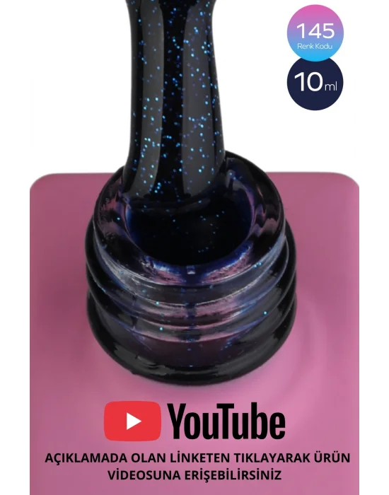 SHELBY 10 ML. 145 RENKLİ IŞILTILI KALICI OJE