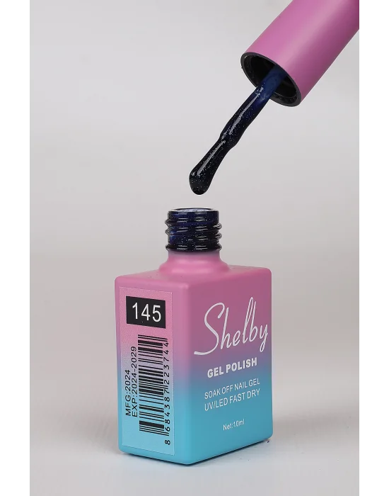 SHELBY 10 ML. 145 RENKLİ IŞILTILI KALICI OJE