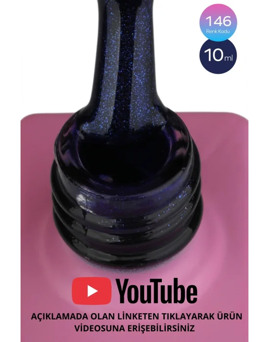 SHELBY 10 ML. 146 RENKLİ IŞILTILI KALICI OJE