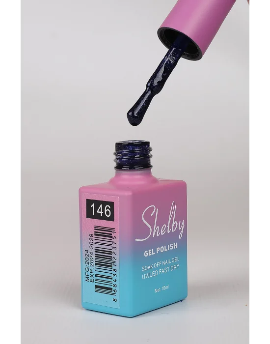 SHELBY 10 ML. 146 RENKLİ IŞILTILI KALICI OJE
