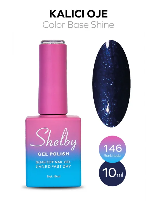 SHELBY 10 ML. 146 RENKLİ IŞILTILI KALICI OJE