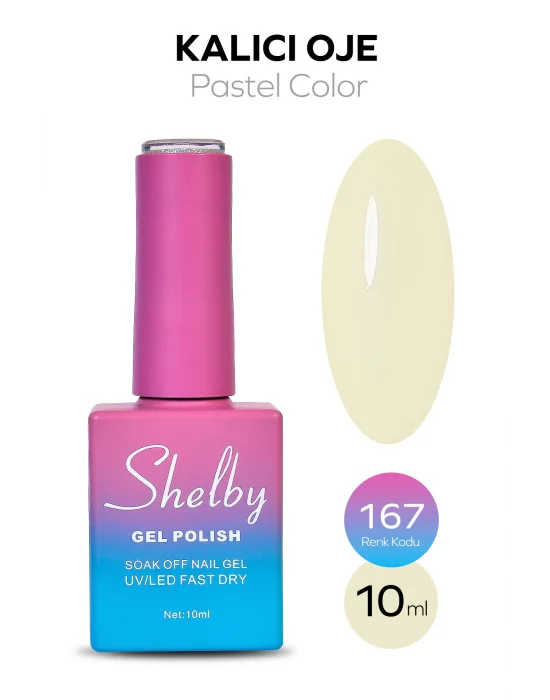 SHELBY 10 ML. 167 PASTEL RENK KALICI OJE