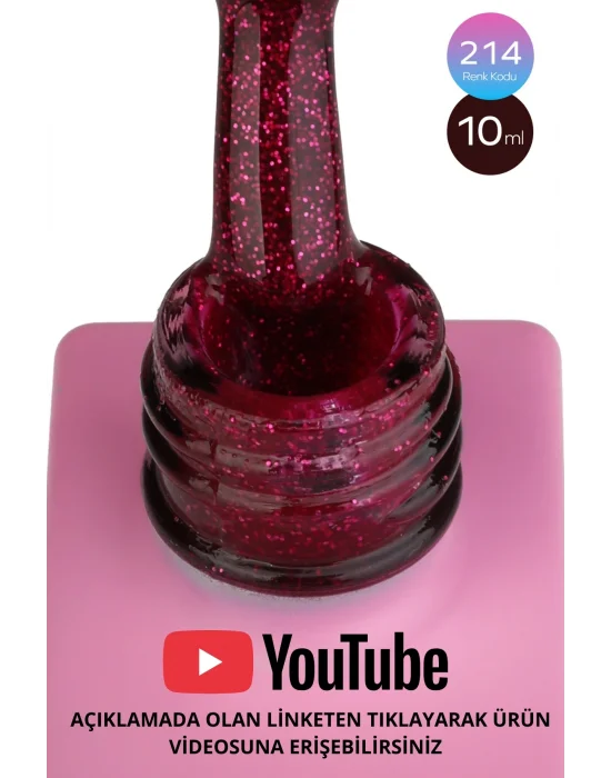 SHELBY 10 ML. 214 IŞILTILI RENKLİ KALICI OJE