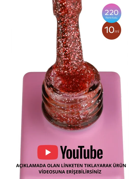 SHELBY 10 ML. 220 IŞILTILI RENKLİ KALICI OJE