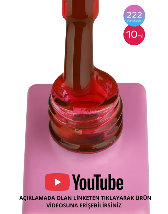 SHELBY 10 ML. 222 CANDY (Şeffaf) KALICI OJE