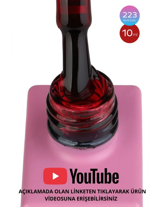 SHELBY 10 ML. 223 CANDY (Şeffaf) KALICI OJE