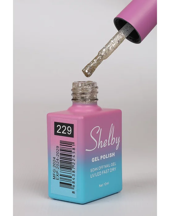 SHELBY 10 ML. 229 IŞILTILI RENKLİ KALICI OJE