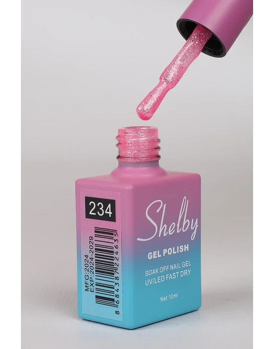 SHELBY 10 ML. 234 IŞILTILI RENKLİ KALICI OJE