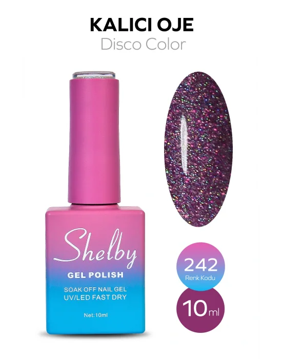 SHELBY 10 ML. 242 DİSKO KALICI OJE