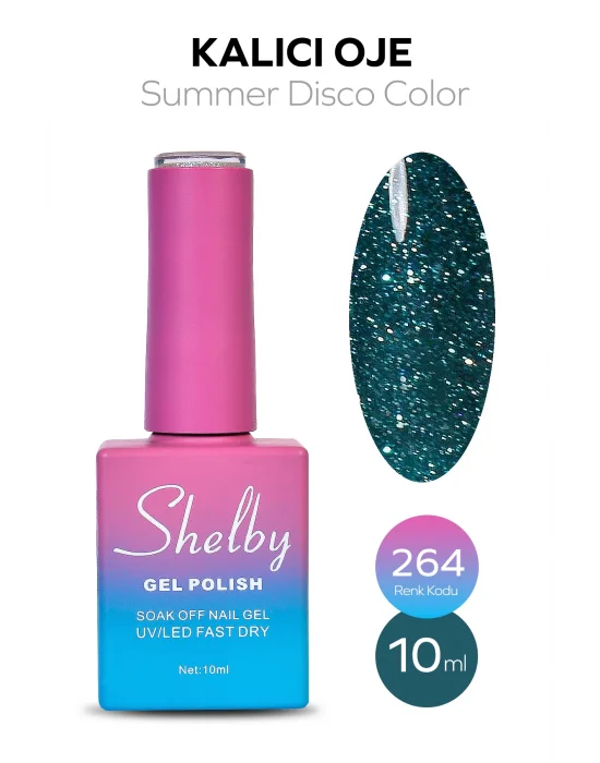 SHELBY 10 ML. 264 DİSKO YAZ RENK KALICI OJE