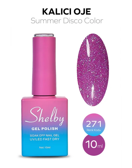 SHELBY 10 ML. 271 DİSKO YAZ RENK KALICI OJE