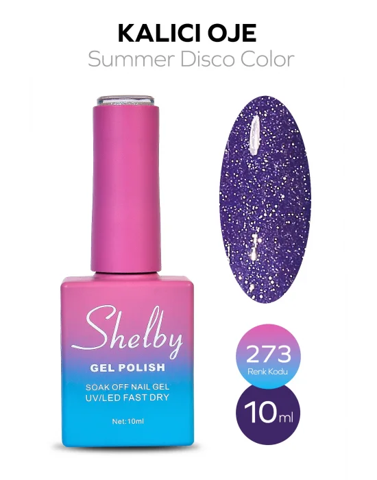SHELBY 10 ML. 273 DİSKO YAZ RENK KALICI OJE