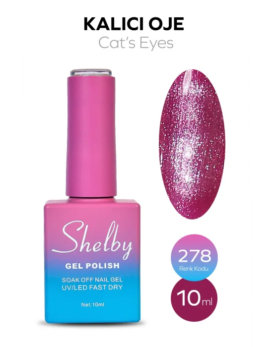 SHELBY 10 ML. 278 KEDİ GÖZÜ KALICI OJE