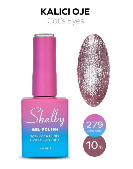 SHELBY 10 ML. 279 KEDİ GÖZÜ KALICI OJE