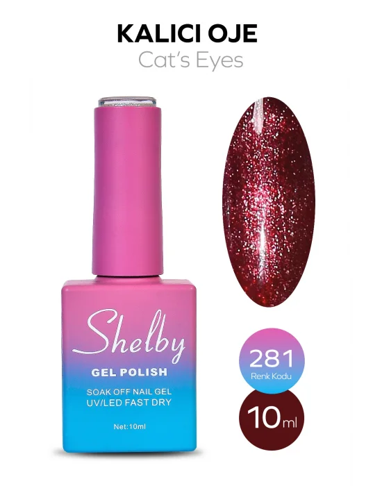 SHELBY 10 ML. 281 KEDİ GÖZÜ KALICI OJE