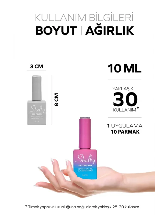 SHELBY 10 ML. 300 SERAMİK KEDİ GÖZÜ KALICI OJE