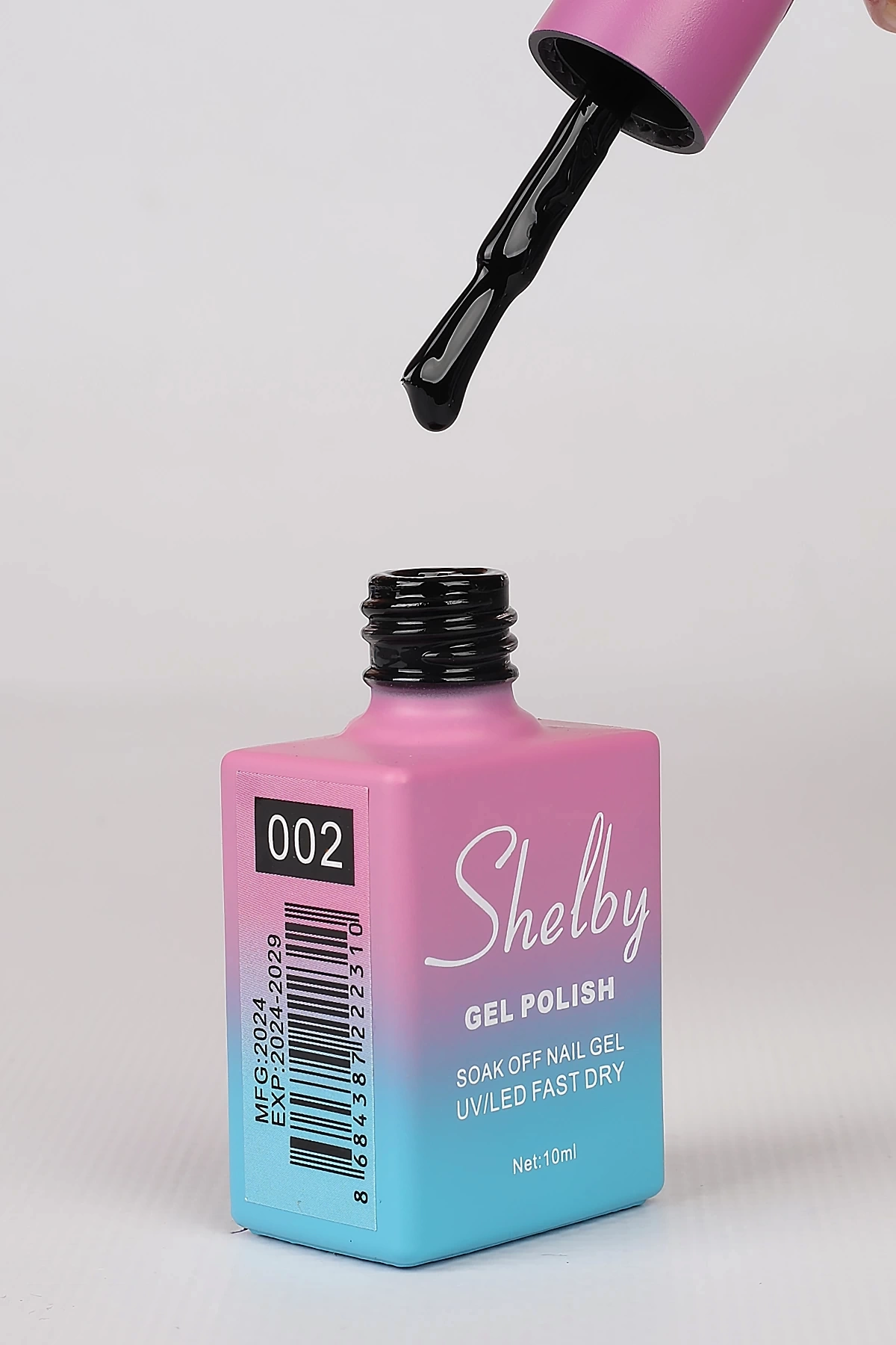 SHELBY 10 ML  TAM SİYAH KALICI OJE
