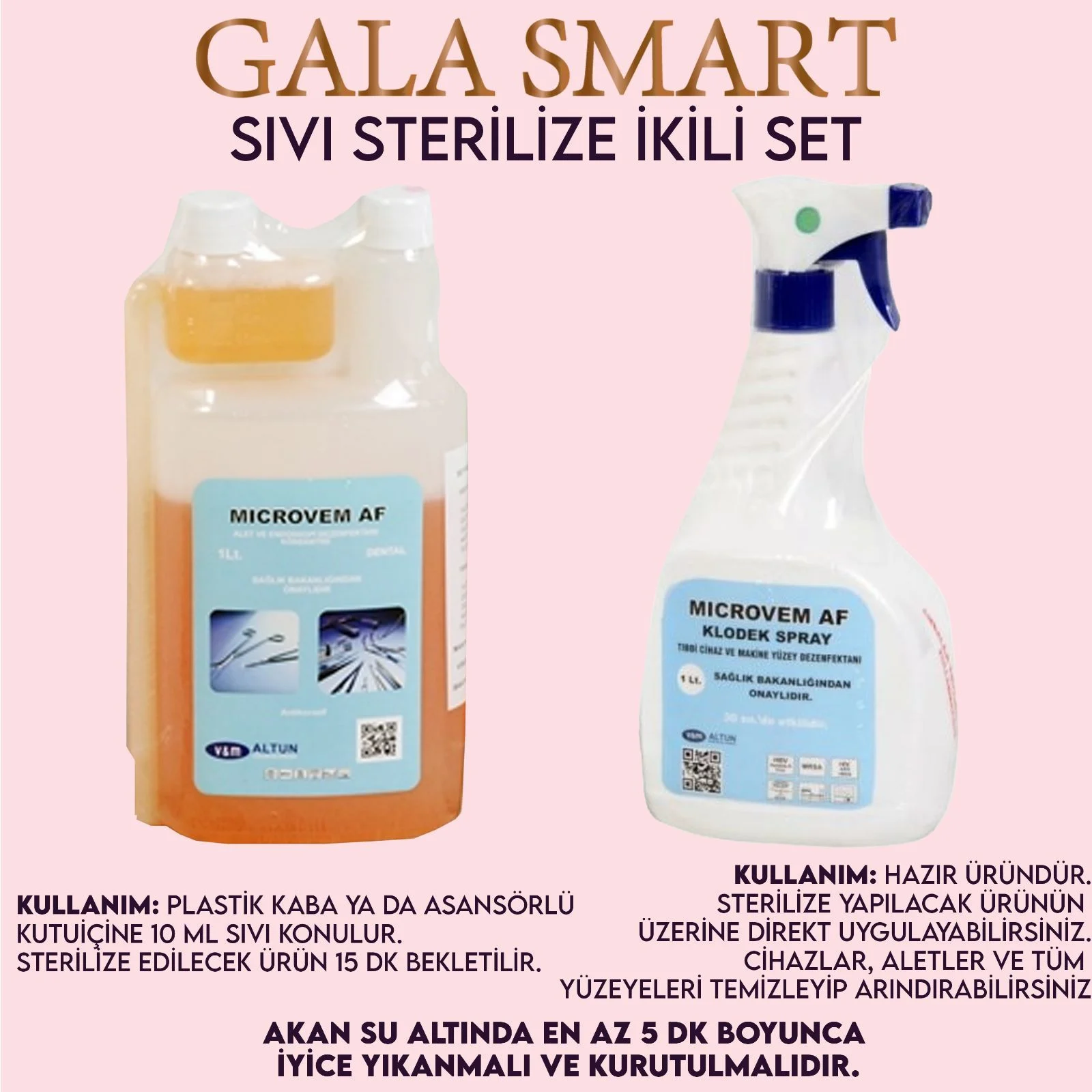 SIVI STERİLİZE İKİLİ SET MİCROVEM AF