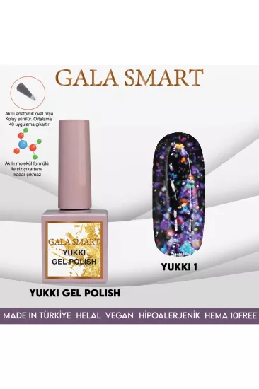 Yukki Kalıcı Oje 10 Ml No:01