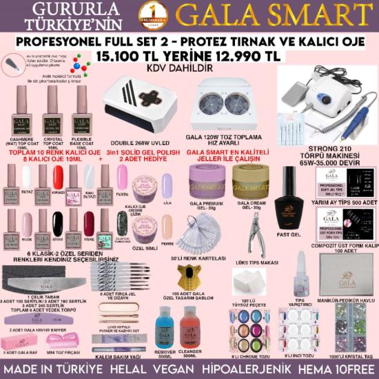 Kalıcı Oje Protez Tırnak Profesyonel Full Set 2