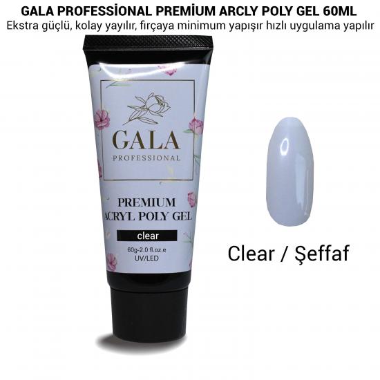 Gala Smart Premium Acryl Poly Gel Şeffaf