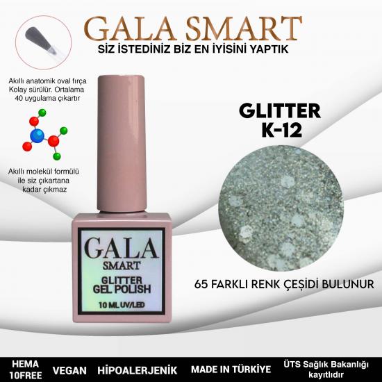 Gala Glitter Kalıcı Oje NO:12