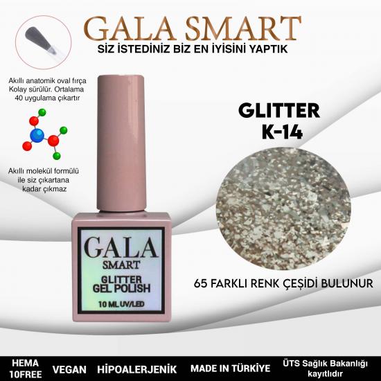 Gala Glitter Kalıcı Oje NO:14
