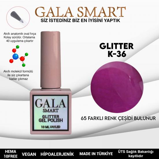 Gala Glitter Kalıcı Oje NO:36