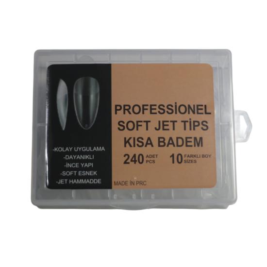 SOFT JEL TİPS 240LI KISA BADEM HAZIR TÖRPÜLENMİŞ