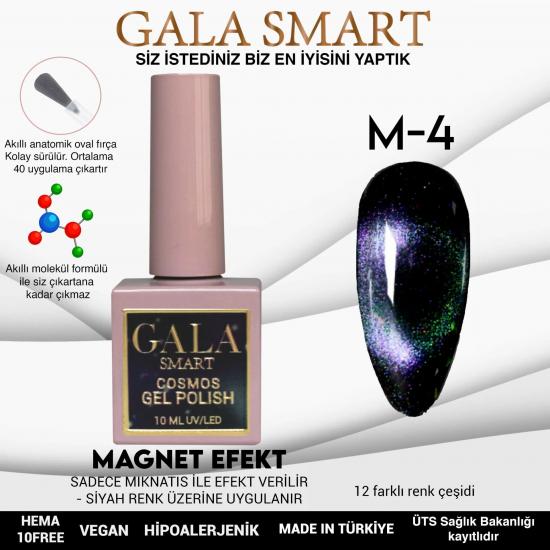 Gala Smart Cosmos Magnet Efekt Kedi Gözü Kalıcı Oje NO:04
