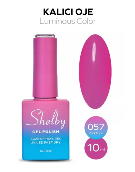 SHELBY 10 ML. 057 LUMINOUS PARLAK KALICI OJE