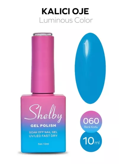 SHELBY 10 ML. 060 LUMINOUS PARLAK KALICI OJE