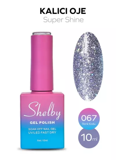 SHELBY 10 ML. 067 SÜPER IŞILTILI KALICI OJE