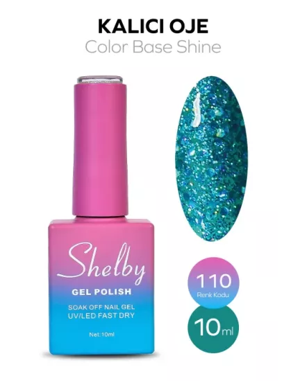 SHELBY 10 ML. 110 IŞILTILI NUDE RENK KALICI OJE