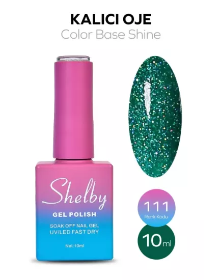 SHELBY 10 ML. 111 IŞILTILI NUDE RENK KALICI OJE