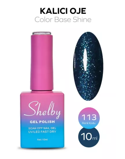 SHELBY 10 ML. 113 IŞILTILI NUDE RENK KALICI OJE