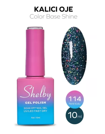 SHELBY 10 ML. 114 IŞILTILI NUDE RENK KALICI OJE