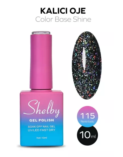 SHELBY 10 ML. 115 IŞILTILI NUDE RENK KALICI OJE