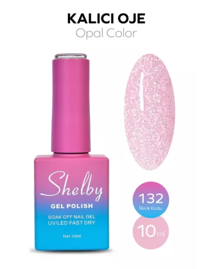 SHELBY 10 ML. 132 OPAL RENK KALICI OJE