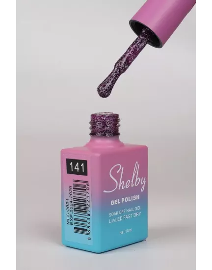 SHELBY 10 ML. 141 RENKLİ IŞILTILI KALICI OJE