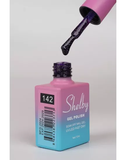 SHELBY 10 ML. 142 RENKLİ IŞILTILI KALICI OJE
